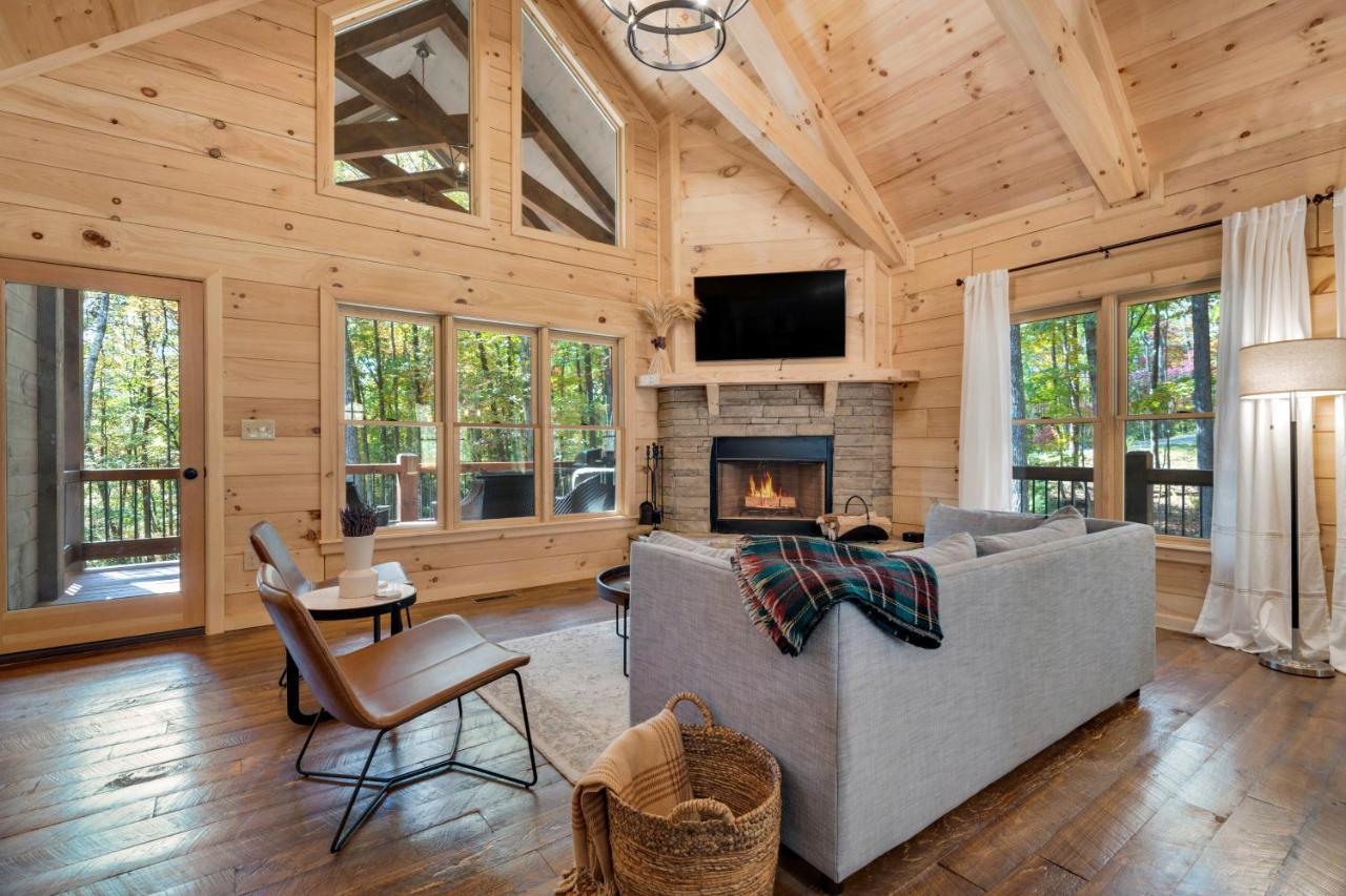 Villa Haley Glen Cherry Log Esterno foto
