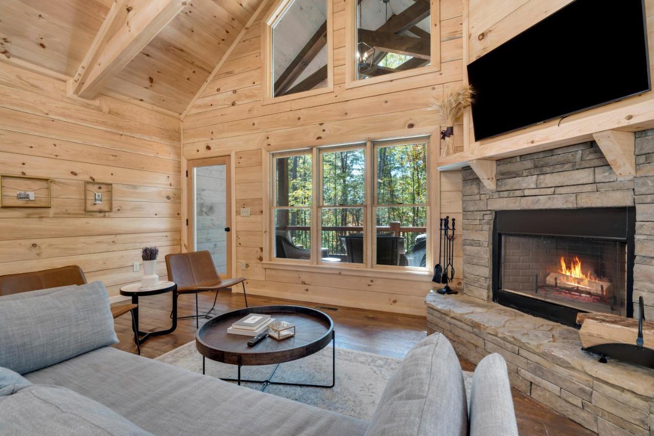 Villa Haley Glen Cherry Log Esterno foto